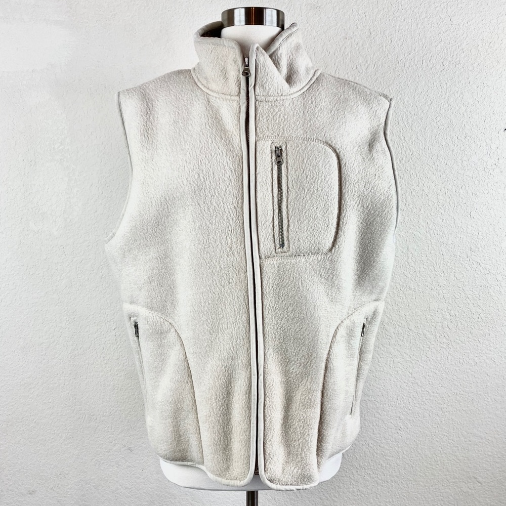 Coaco Fleece Full Zip Beige Vest